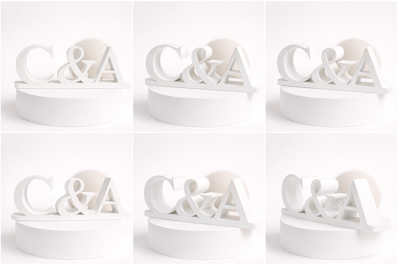 Vuestras Iniciales, Unidas para Siempre – Adorno Personalizado